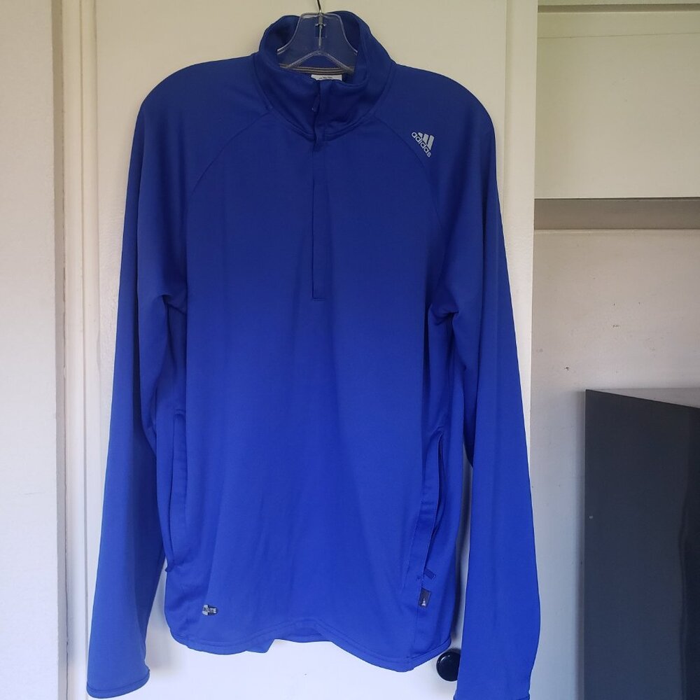 Adidas Bright Blue Jacket Size M.